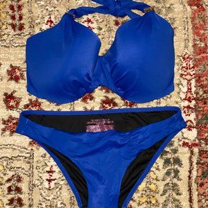 Victoria's Secret Unforgettable Bikini Set in Navy